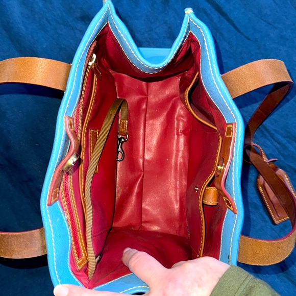 DOONEY & BOURKE Vintage Robin’s Egg Blue Small Bag - Picture 3 of 5